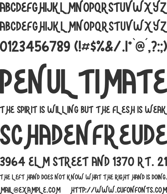 Aspire to Inspire font preview