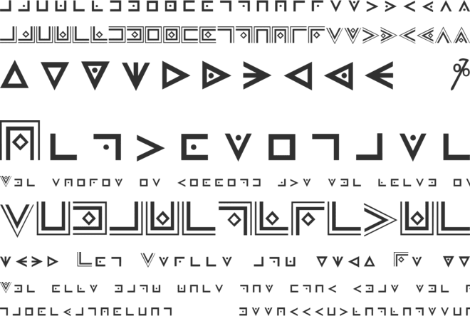 FAM-Code font preview