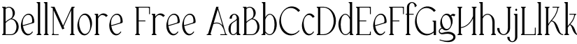 BellMore Free font