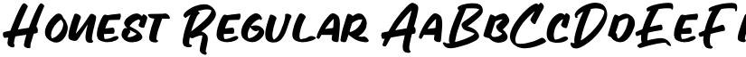 Honest Regular font