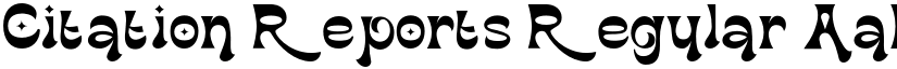 Citation Reports Regular font