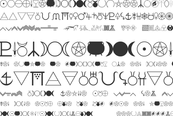 Woolbats font preview