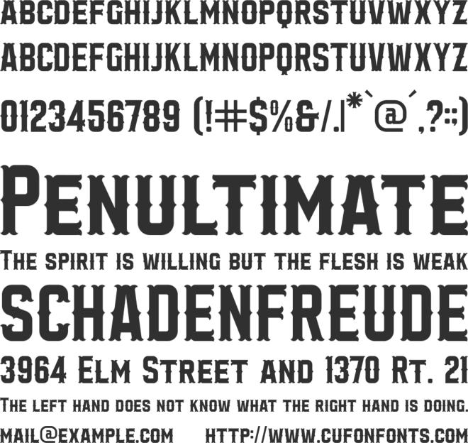 CHORD MAGICAL font preview
