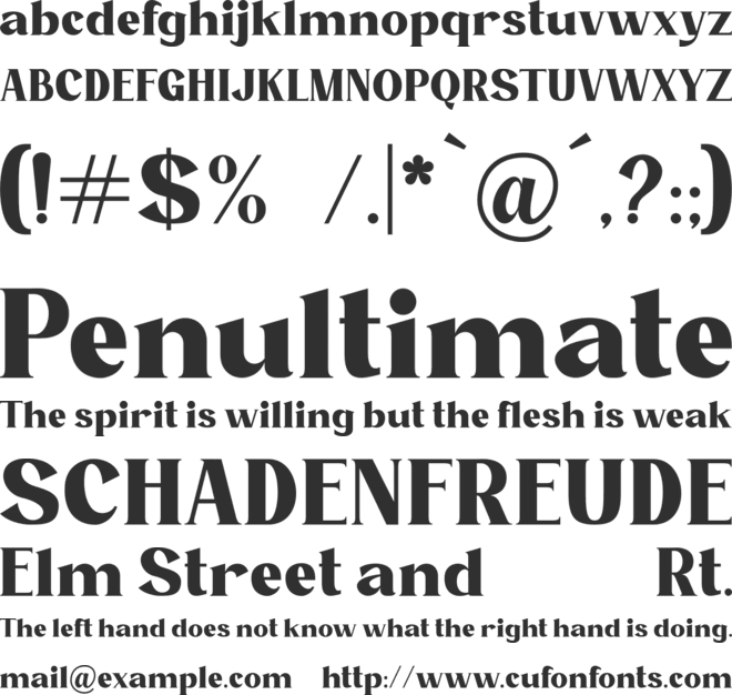 Boldies font preview