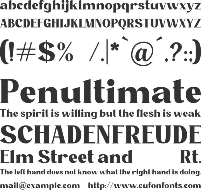 Boldies font preview