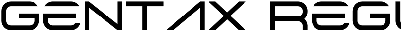 Gentax Regular font