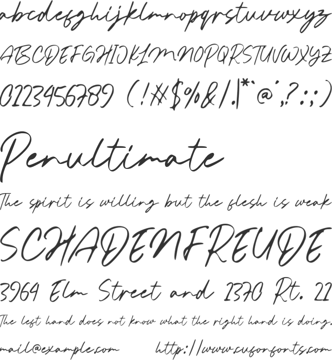 Bakol Gedang font preview