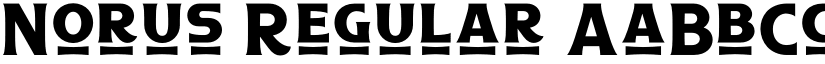 Norus Regular font