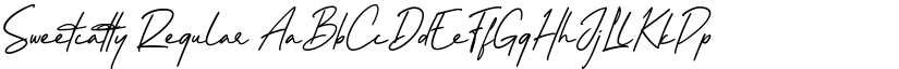 Sweetcatty Regular font