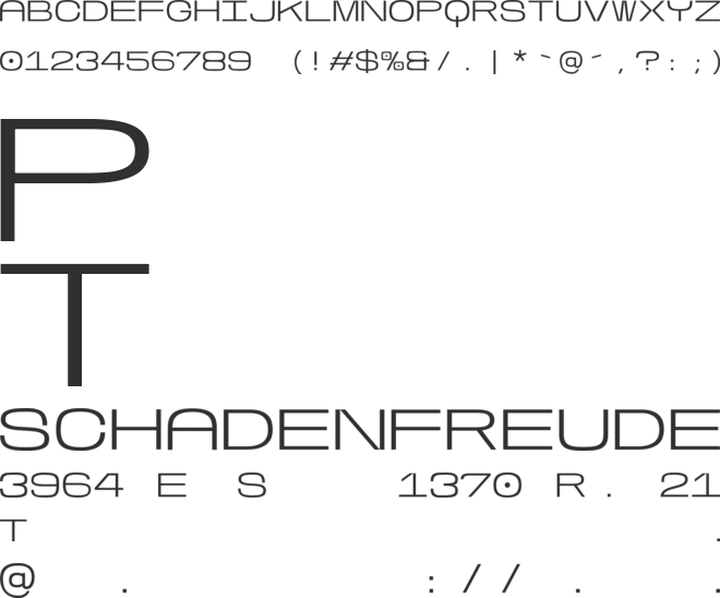 Radieuse Mono font preview