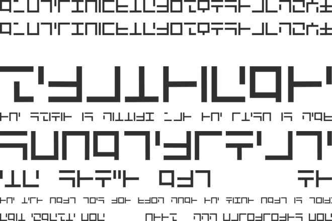 Nintypo font preview