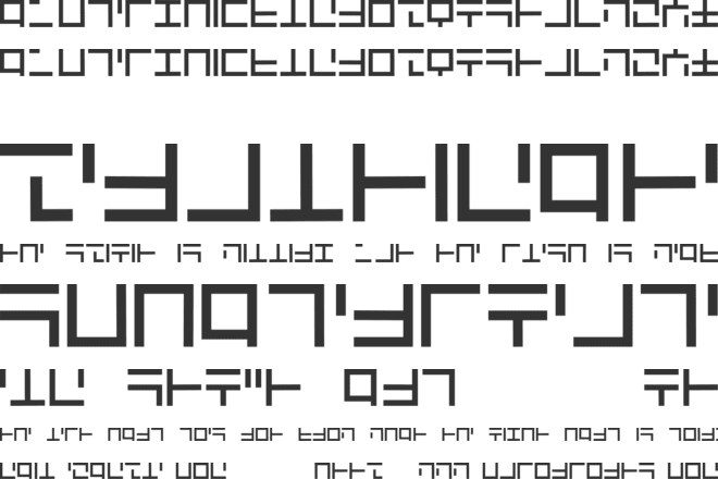 Nintypo font preview