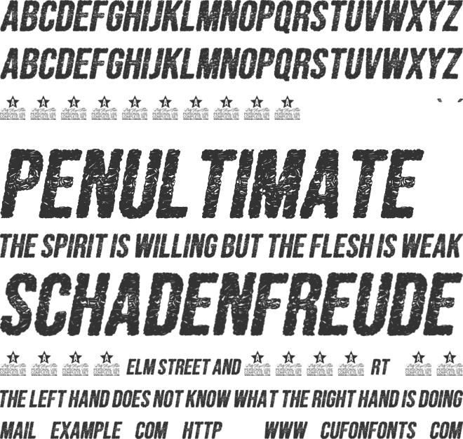 KOSMICS  PERSONAL USE font preview