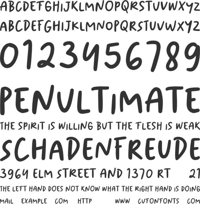 Eskiko Market font preview