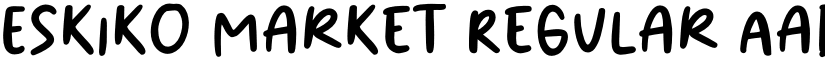 Eskiko Market Regular font