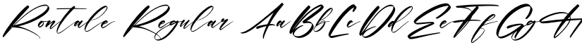Rontale Regular font