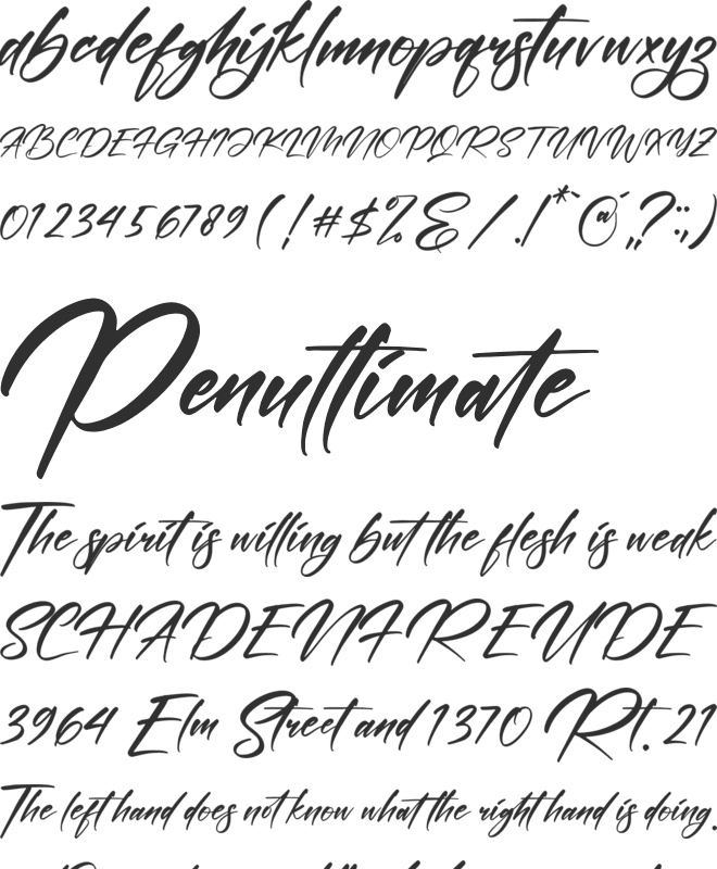 Constalica font preview