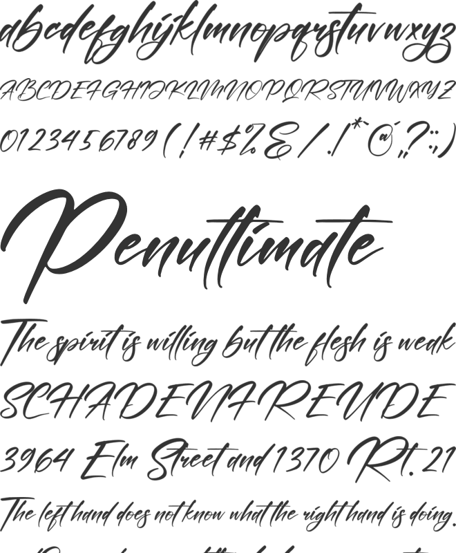 Constalica font preview