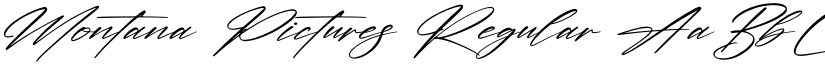 Montana Pictures Regular font