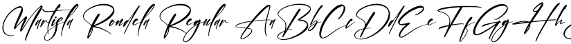 Martisla Rondela Regular font