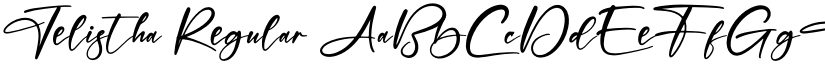 Jelistha Regular font