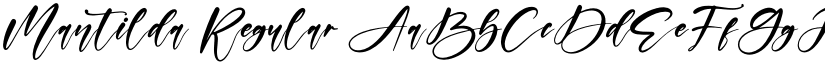 Mantilda Regular font