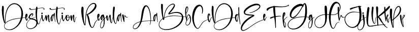 Destination Regular font