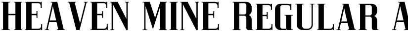 HEAVEN MINE Regular font