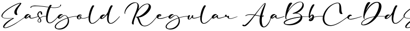 Eastgold Regular font