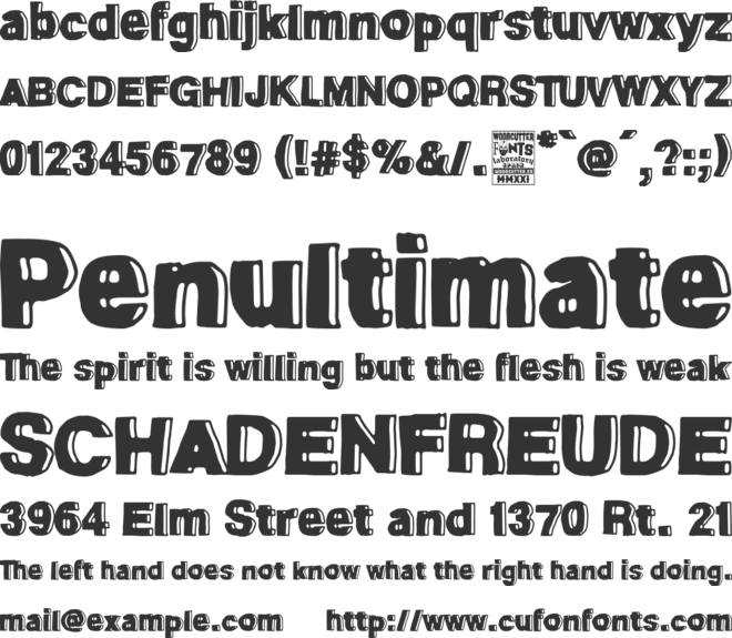 Cantina Parnaso font preview