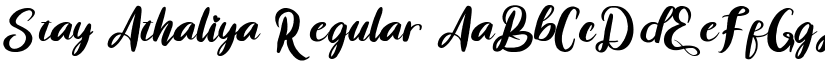 Stay Athaliya Regular font