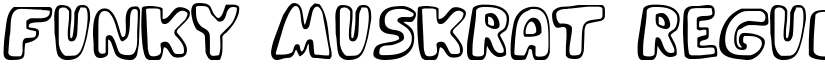 Funky Muskrat Regular font