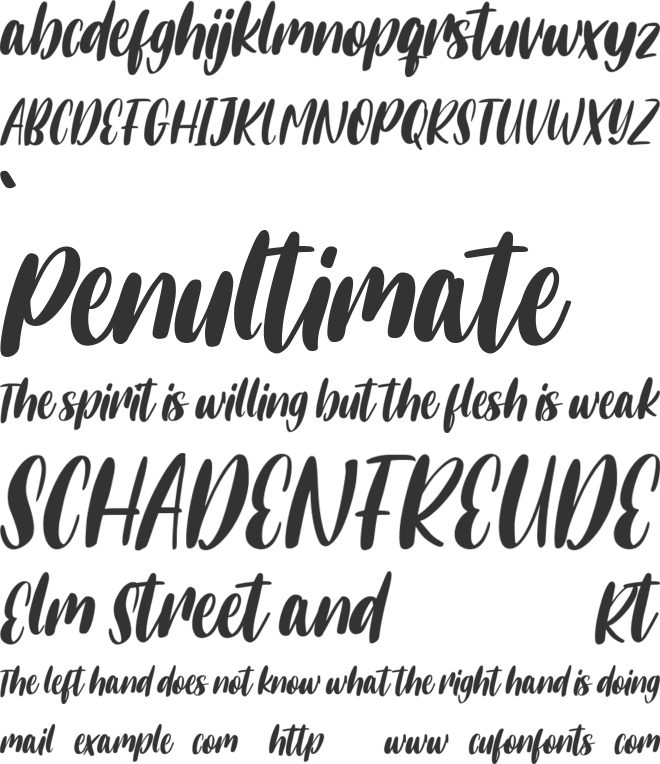 Honestbeat Free font preview