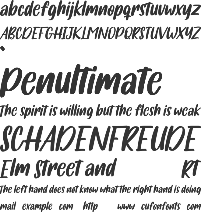 Fishercat Free font preview