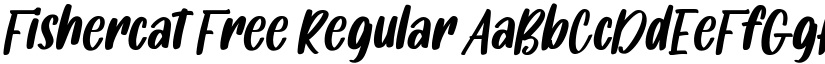 Fishercat Free Regular font