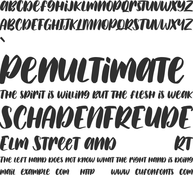 Railstone Free font preview