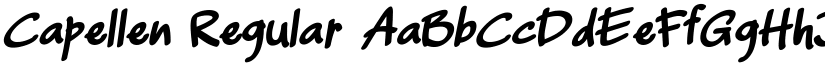 Capellen Regular font