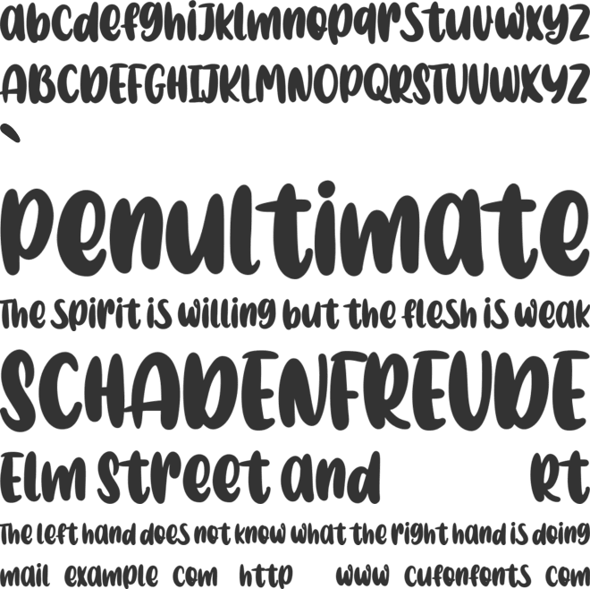 Caberolla Free font preview