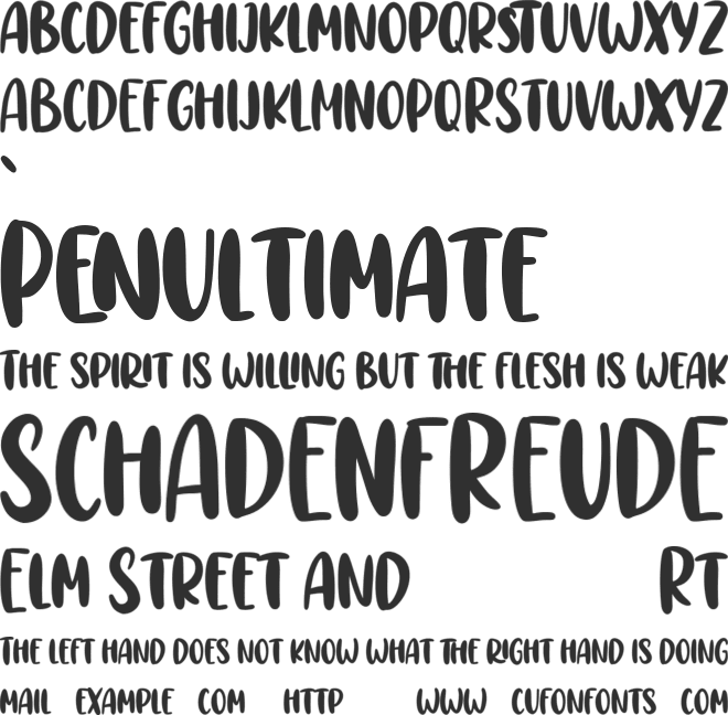 Blakecats Free font preview