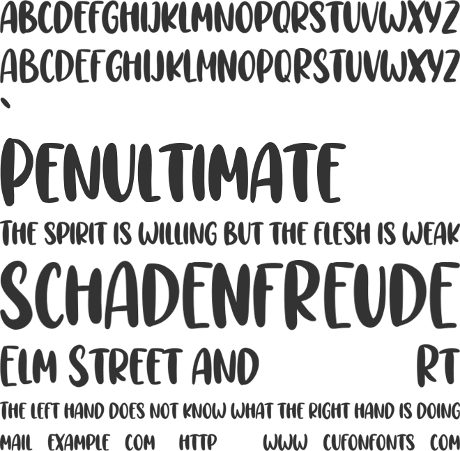 Blakecats Free font preview