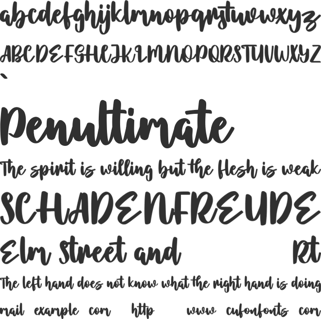 Lostmithy Free font preview