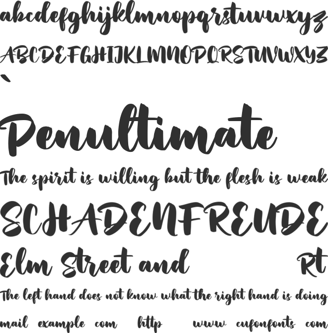 Hopipolla Free font preview