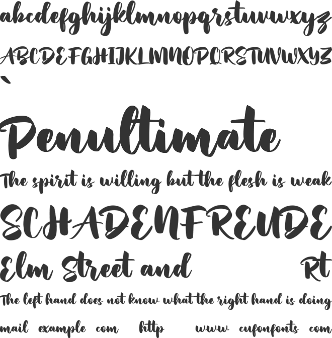 Hopipolla Free font preview