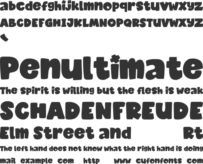 Fever Coaster Free font preview