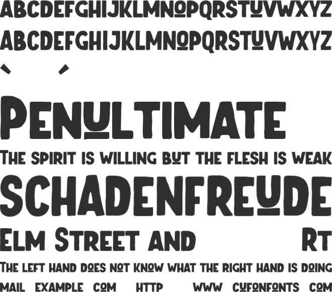 The Junos Free font preview