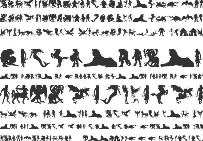 Imaginary Forces font preview