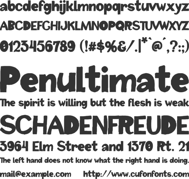 Pepita Pepona Team font preview