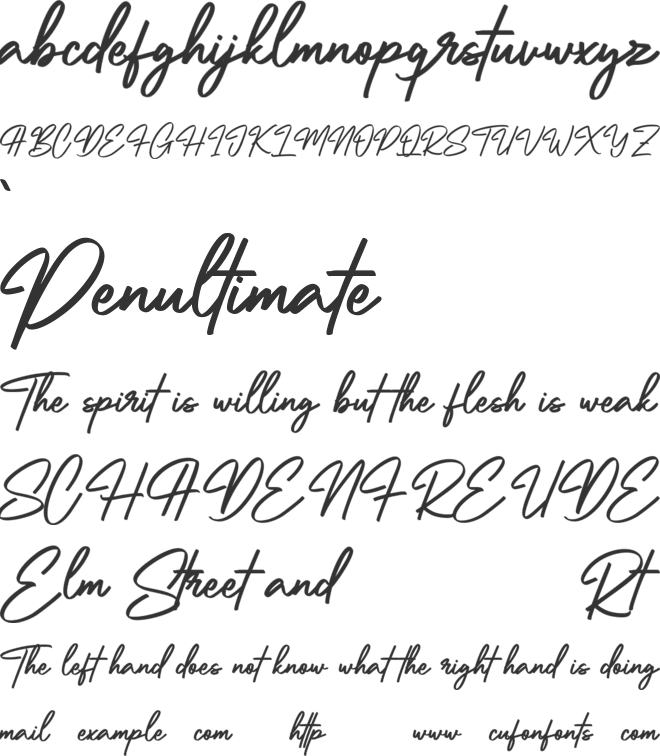 Kurtistown Free font preview