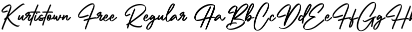 Kurtistown Free Regular font
