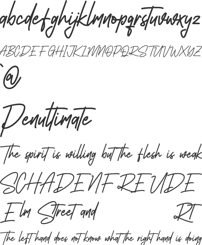 Southavely Free font preview